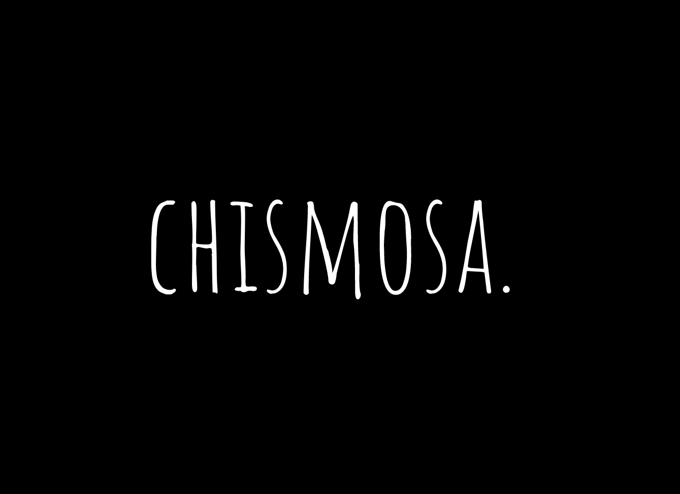 Chismosa - Black Cropped Fleece