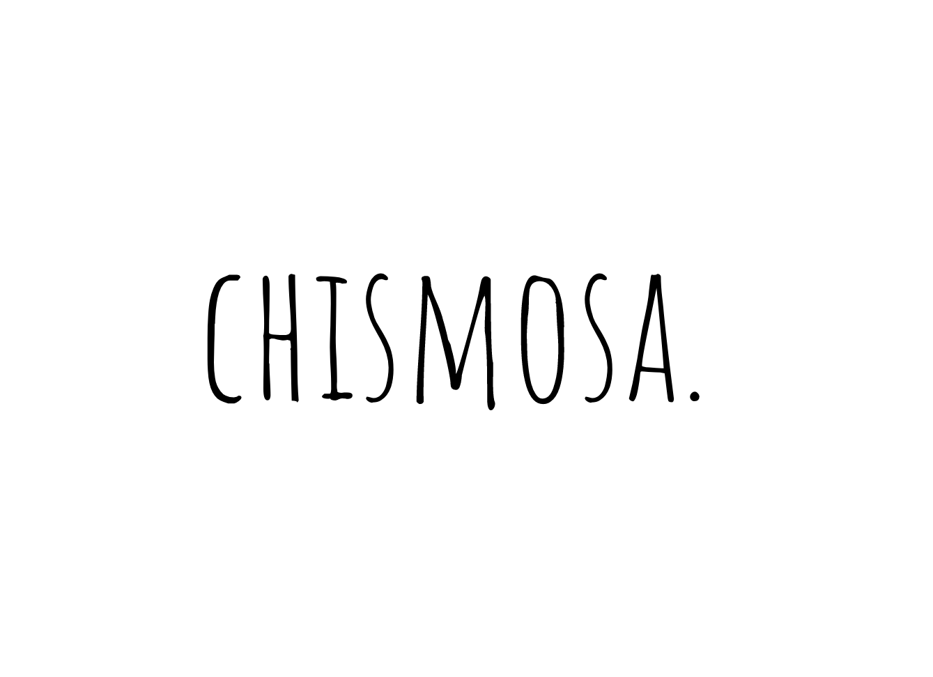 Chismosa - White Cropped Hoodie