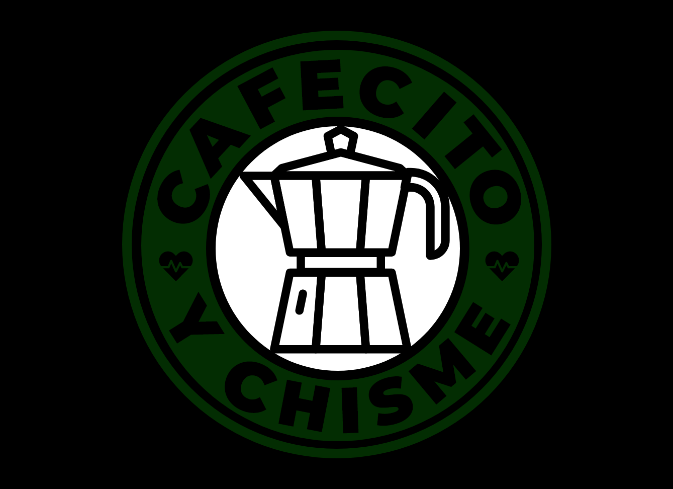 Cafecito y Chisme - Black Tee