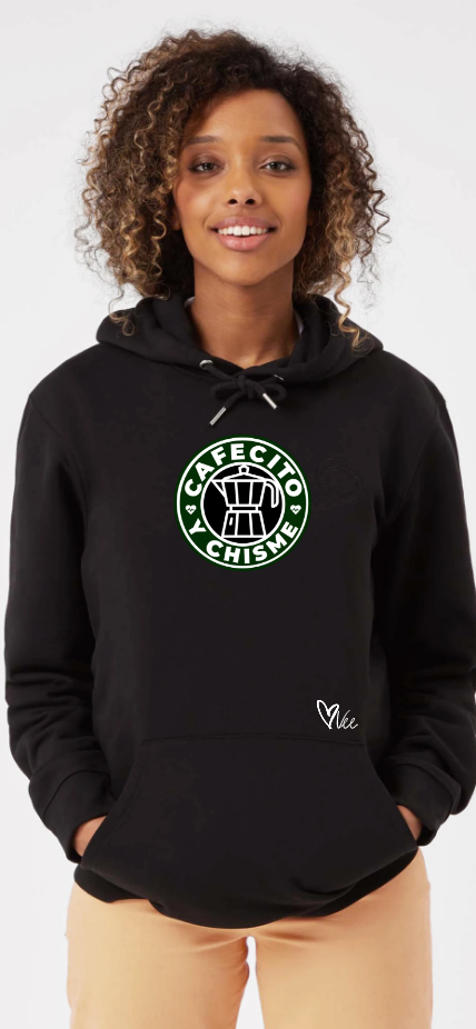 Cafecito y Chisme - Black Hoodie