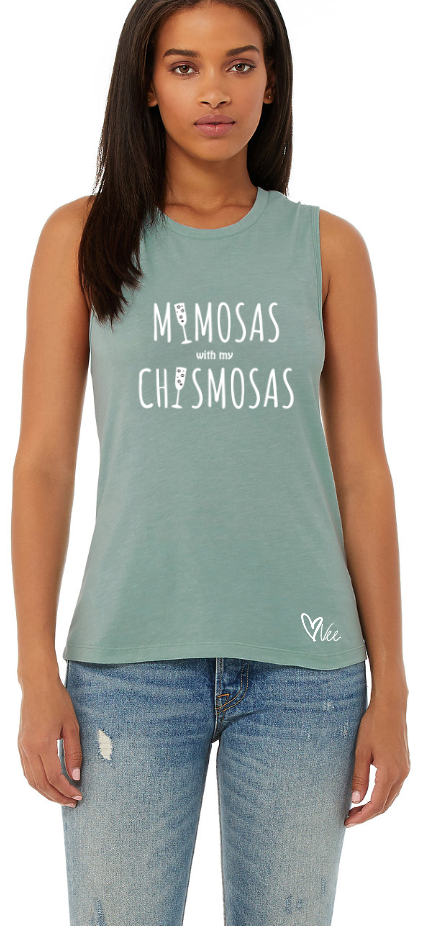 Mimosas with my Chismosas - Muscle Tank