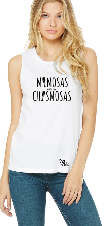 Mimosas with my Chismosas - Muscle Tank