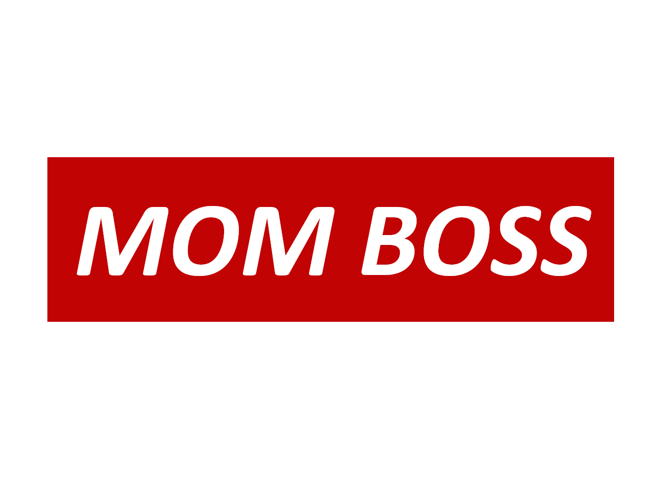 Mom Boss - Black Wide Neck Fleece